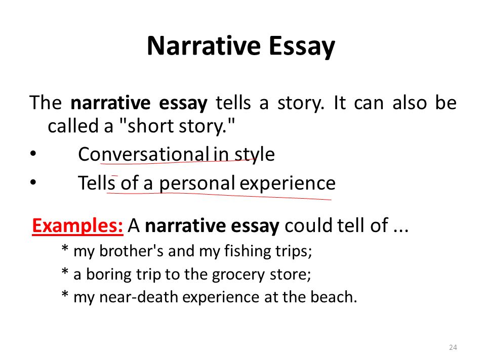 Sample Narrative Essays
